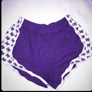 Purple Lauren James Texas Shorts